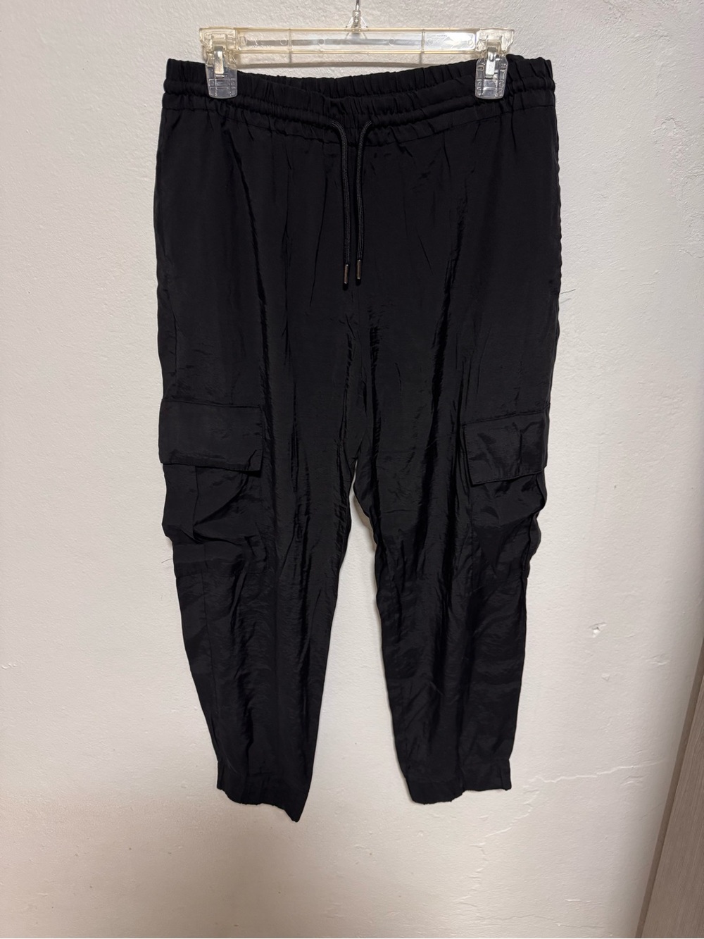 Zara Black Women's Cargo Jogger Pants